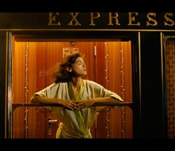 Tautou on Orient Express